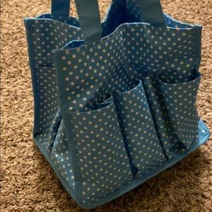 Polka dot all purpose caddy